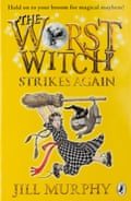 The Worst Witch Strikes Again by Jill Murphy, one of a long-running series about a troubled pupil of magic school, Mildred Hubble.
