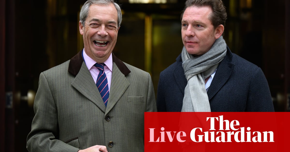 UK politics live: Farage denies Reform UK now party for millionaires, as Nick Candy pledges at least £1m UK politics live: Farage denies Reform UK now party for millionaires, as Nick Candy pledges at least £1m