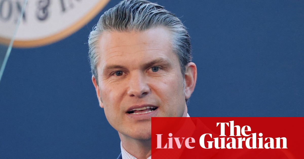 Trump says Pete Hegseth can testify before Congress over 2 September boat strike ‘if he wants’ – live