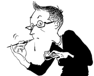 A self-portrait by Alison Bechdel.