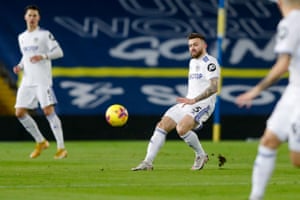Stuart Dallas has a shot