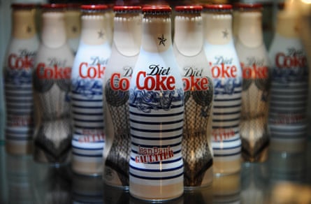 Diet Coke Jean Paul Gaultier bottles in 2012