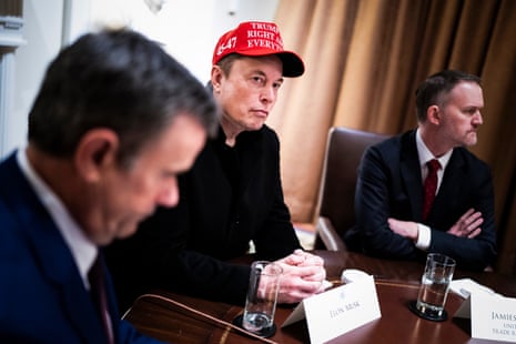 Elon Musk reportedly to step down from lead Trump role as service limit nears | Trump administration | The Guardian