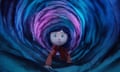 the animated film version of  Coraline.