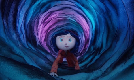 the animated film version of  Coraline.