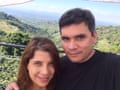 Jorge Patino with his wife Ana María
