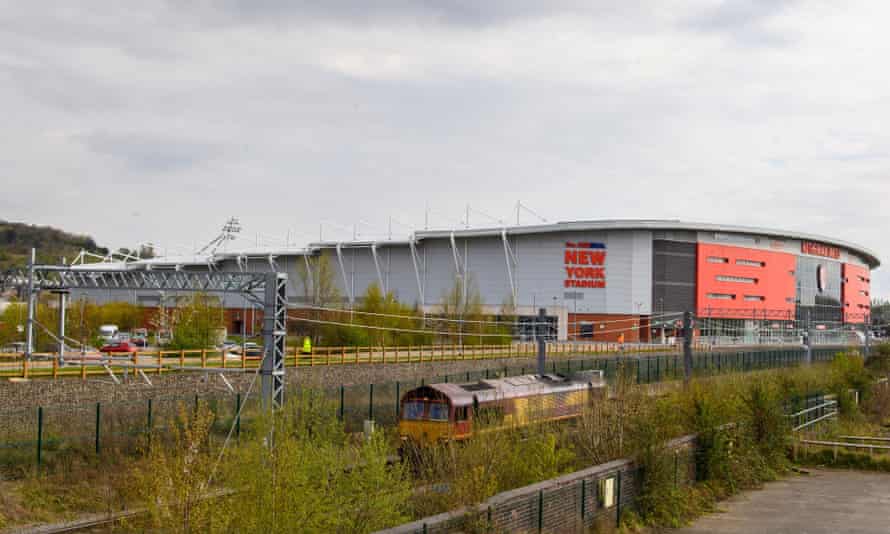 The exterior of the New York Stadium, Rotherham.