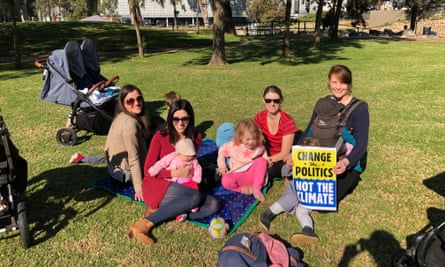 Residents take part in the Fridays for the Future picnic protest