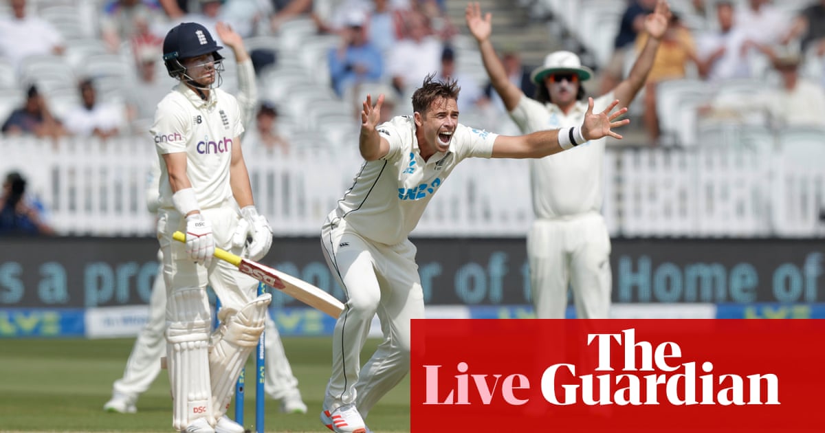 England v New Zealand: first Test, day two – live!