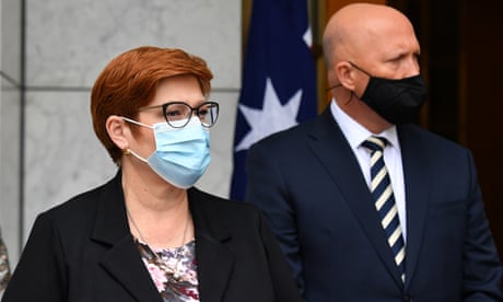 Marise Payne and Peter Dutton