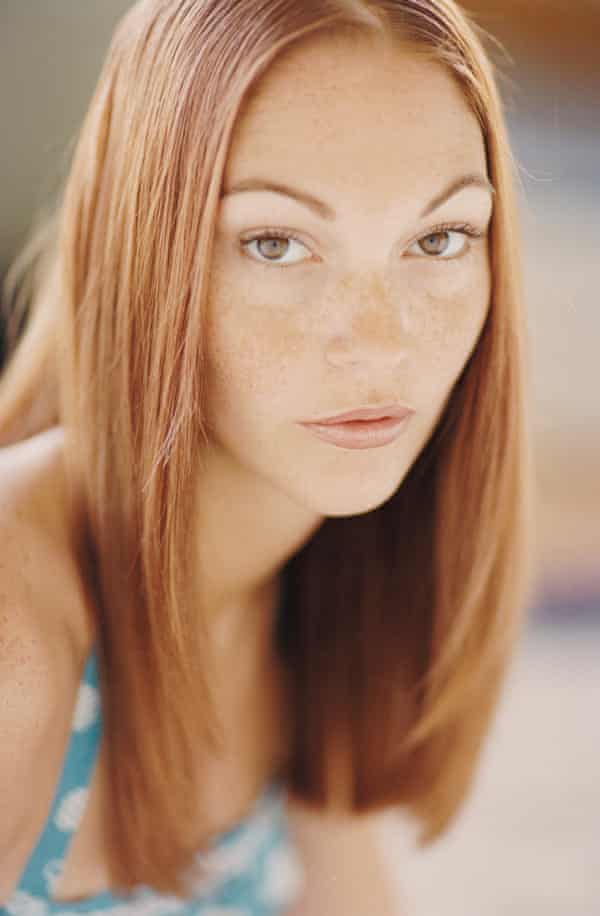 Leandra McPartlan-Karol in the late 90s, with long red hair