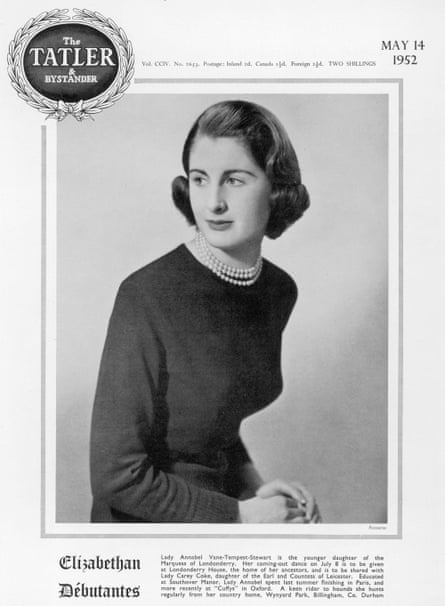 As seen in Tatler … the former Lady Annabel Vane-Tempest-Stewart.