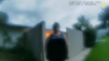 Police bodycam footage from The Perfect Neighbor