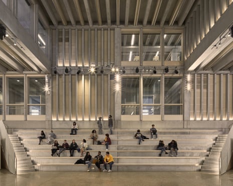 Kingston University’s covered courtyard, or ‘amphitheatre’