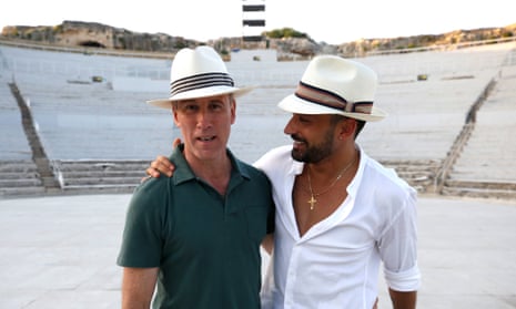 Lighting a better way … Anton Du Beke (left) and Giovanni Pernice in Anton and Giovanni’s Adventures in Sicily.