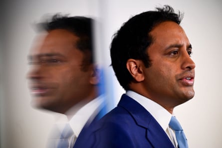 Zia Yusuf, Reform UK’s home affairs spokesperson, at a press conference in Westminster, London, 15 July 2026.