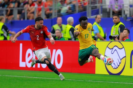 Nestory Irankunda takes connected his man successful nan last-32 crippled against Egypt
