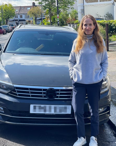 Tara O’Driscoll with her VW Golf