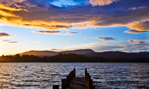 Sunset over Windermere