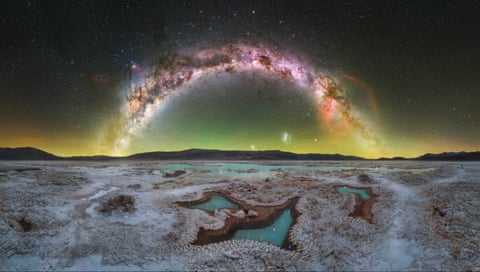 The Milky Way as photographed from Argentine Puna, a remote region accessible only by 4×4 vehicles along rough dirt tracks, far from any source of light pollution