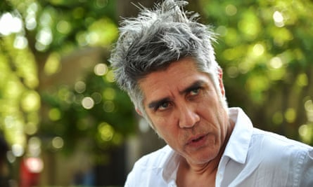 Chilean architect, Alejandro Aravena, speaks at the opening of the 15th international architecture exhibition in Venice on May 25.