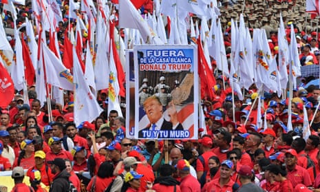 Protest in support of Venezuelan president, Nicolás Maduro