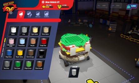 Garage mode … Lego 2K Drive.