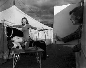 Carol and Pete Jolly, Jolly’s Mini Circus, Fishguard, 1974Peter Lavery has been photographing behind the scenes across the UK for 50 years. His fascination is with the disparity between the glitz of the shows and the ordinariness backstage. See more here