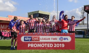 They are going up: Lincoln are the only Football League side to have secured promotion so far.