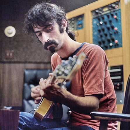 Frank Zappa during the Hot Rats sessions.