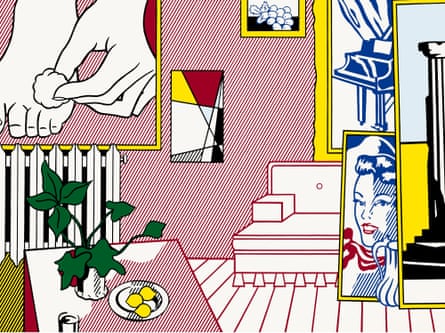 Roy Lichtenstein, Artist’s Studio “Foot Medication”, 1974