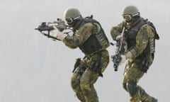 Kommando Spezialkraefte, German Bundeswehr’s special forces, take part in a training exercise in Germany.