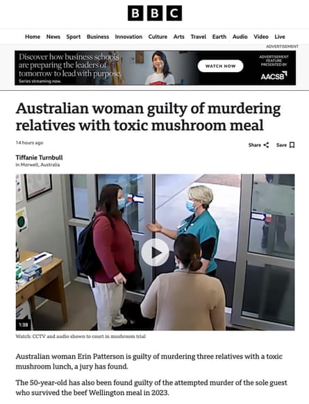 How the BBC reported the verdict.