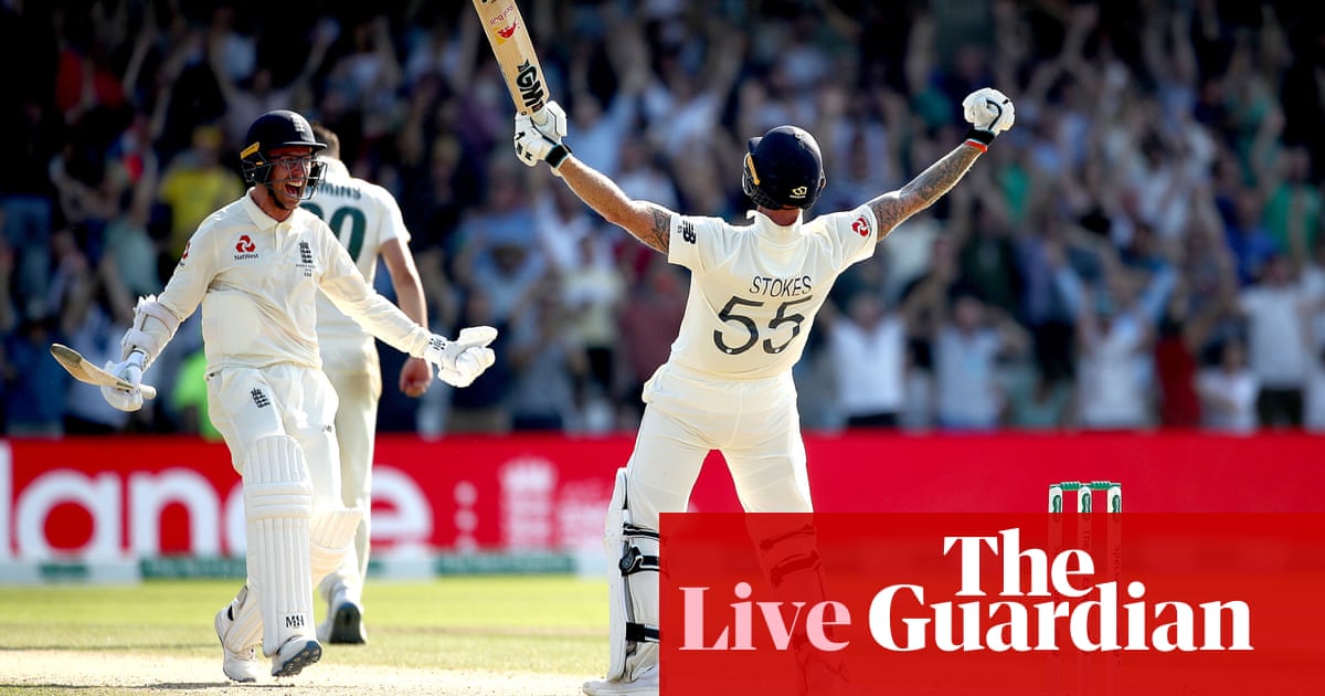 Ashes 2019: Ben Stokes steers England to one-wicket victory over Australia