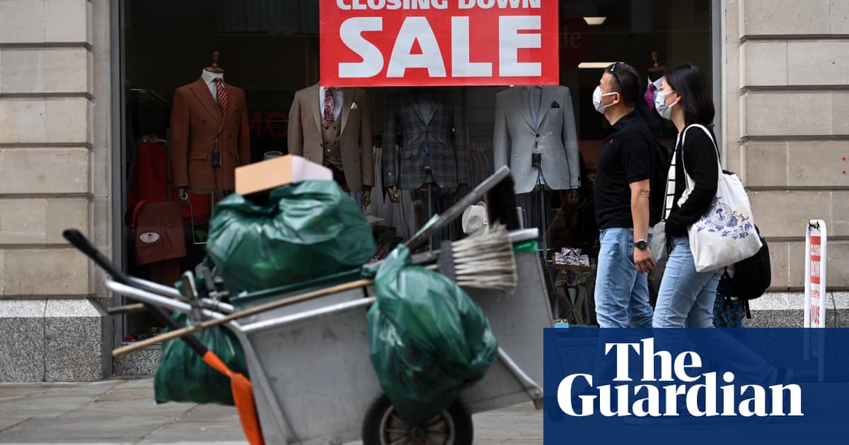 Worst fall in UK living standards since records began, says OBR