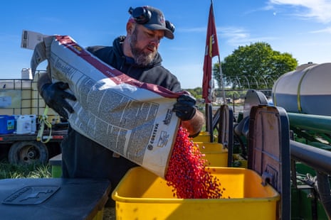 US farmers are facing a double whammy of soaring fertiliser and diesel prices.