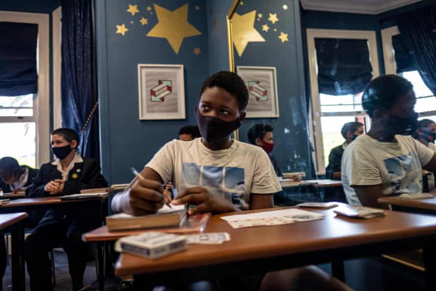 Students attend class.