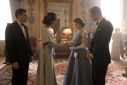 The First Couple meet the royal couple in season 2, episode 8 of The Crown.