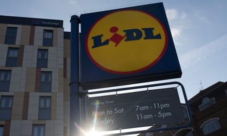 A branch of Lidl supermarket in south London.