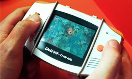 ‘It’s like comfort food’ … TikTok star Babesgabe regularly plays the Game Boy Advance, first launched in 2001.