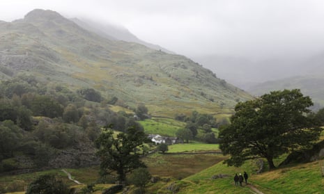 Little Langdale in the Lake District. 