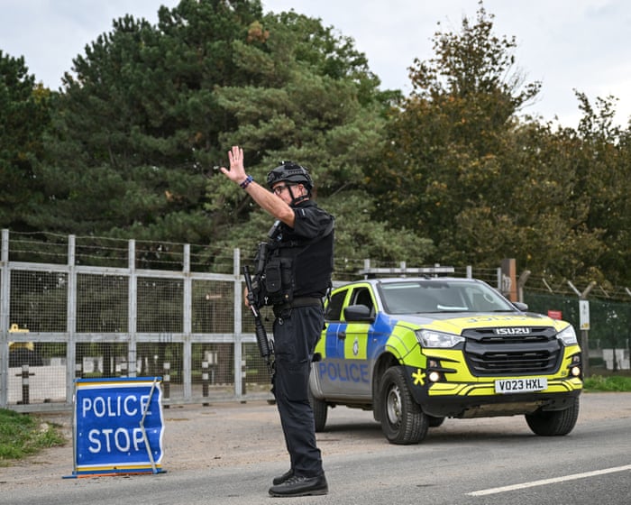 Counter-terrorism police investigate ‘major incident’ near RAF Fairford