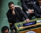 Zelenskyy to present Ukraine’s case to UN general assembly – live