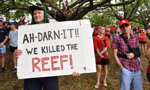 An anti-Adani coalmine protest in Brisbane