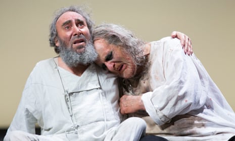 Antony Sher, left, with David Troughton, ‘a turbine force’ as Gloucester in King Lear at Stratford
