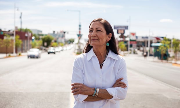Deb Haaland would be the first Native American cabinet secretary.
