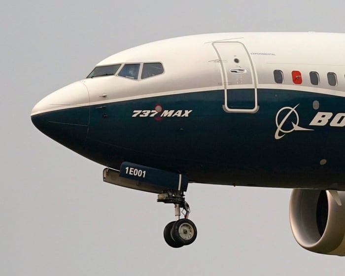 Boeing 737 Max operators told to check fuselages for cracks — image supplied by The Guardian UK's feed