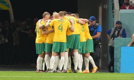 Socceroos enjoy 18 minutes on top of world before reality bites in World Cup defeat to France | Emma Kemp
