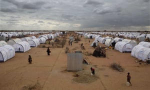 Dadaab refugee camp in Kenya.