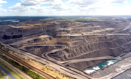 The Peak Downs open cut coalmine in Moranbah in central Queensland.